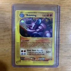 Pokemon Nidoking Holo Rare H18/H32 Aquapolis Near Mint E Series Vintage - Image 1