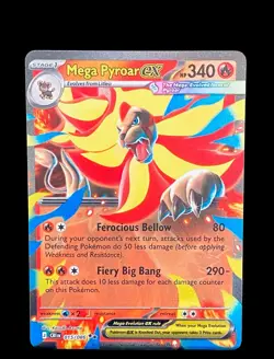 Pokemon Mega Pyroar Ex #015/086: Chaos Rising (Read Description) 🔥 - Image 2