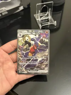 Pokemon TCG Cynthia's Garchomp ex - 232/182 - SV10: Destined Rivals SIR - Image 3