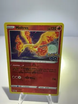 Moltres 012/078 Holo Rare Pokemon GO Pokemon Near Mint - Image 1