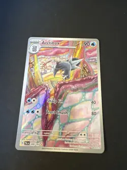 Pokemon TCG Arctibax 209/193 Paldea Evolved Holo Illus Rare EN 90 - Image 1