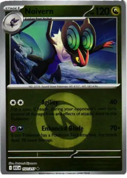 Noivern (Energy Symbol Pattern) 157/217 Ascended Heroes Pokemon Reverse Holo NM - Image 1