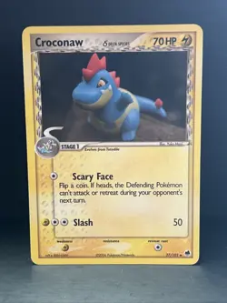 Pokemon - Croconaw (Delta Species) 27/101 Dragon Frontiers Regular - Image 1