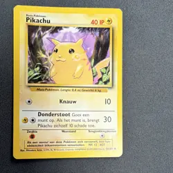 Wizards of the Coast Pokemon TCG Pikachu 58/102 Base Set 1999 40 HP NL - Image 1