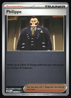 Philippe 079/086 Uncommon Chaos Rising Pokemon Reverse Holo Near Mint - Image 1