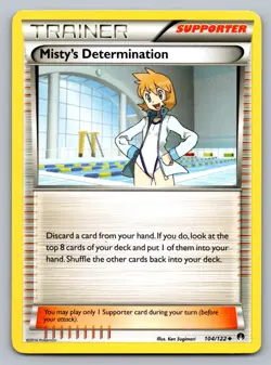 Pokemon TCG XY - BREAKpoint Misty's Determination 104/122 - Image 1