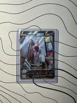 Mewtwo v (Alternate Full Art) 072/078 Pokemon Go Holo - Image 1