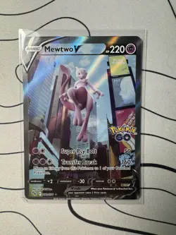 Mewtwo v (Alternate Full Art) 072/078 Pokemon Go Holo - Image 2