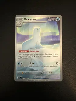 Pokemon TCG Dewgong 97/94 Phantasmal Flames Illustration Rare - Image 1