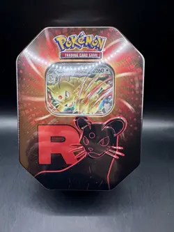 POKEMON Team Rocket's Persian ex Tin New and Sealed - Image 1