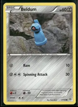 Beldum 47/98 Common Ancient Origins Pokemon Heavily Played - Image 1