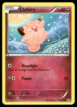 Clefairy 50/83 Common Generations Pokemon Lightly Played - Image 1