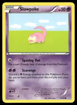 Slowpoke 32/83 Common Generations Pokemon Lightly Played - Image 1