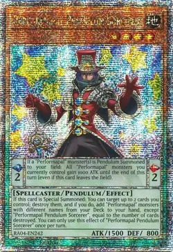 Yugioh! Performapal Pendulum Sorcerer - RA04-EN242 - Quarter Century Secret Rare - Image 1