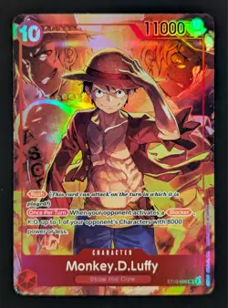 (2x) Monkey.D.Luffy #ST10-006 (Treasure Booster Set) One Piece Foil Promos | NM - Image 4