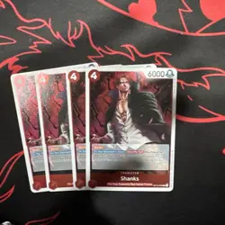 Shanks OP12-008 R Legacy of the Master - ONE PIECE ENGLISH PLAYSET 4x - Image 1