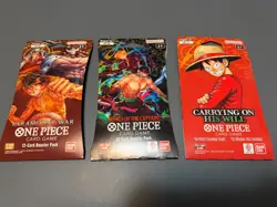 ONE PIECE TCG BUNDLE - 15 ITEMS - SEALED BOOSTER PACKS ASSORTMENT and ULTRA DECK - Image 3