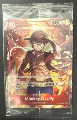 One Piece TCG Monkey D. Luffy #ST10-006 SR Promo Holo SEALED - Image 1