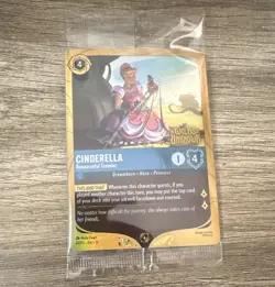 Disney Lorcana Cinderella Resourceful Traveler Promo Foil Wilds Unknown 47/P3 - Image 1