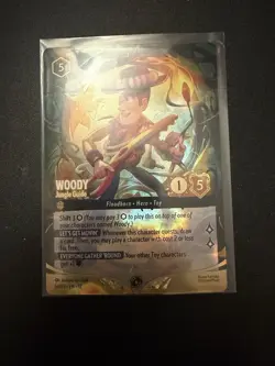 Woody Jungle Guide 54/P3 Lorcana Holofoil Top 8 Wilds Unknown Set Cham Promo - Image 1