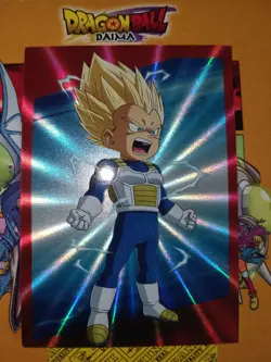 DRAGON BALL DAIMA TRADING CARD COLLECTION PANINI 2026 N.16 PARALLELE RAINBOW - Image 1