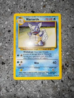 Pokemon TCG Cards Wartortle 42/102 Base Set Uncommon EXC-NM - Image 3