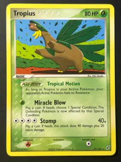Tropius 27/107 EX Deoxys Pokemon Card - Near Mint - Image 1
