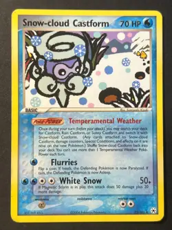 Snow-cloud Castform 25/101 Hidden Legends - Pokemon Card - LP - Image 1