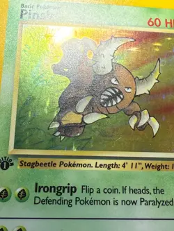 Pinsir Holo Pokemon Card 1st Edition Jungle 9/64 Ungraded Raw NM-/LP++ - Image 5