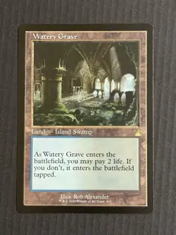 Magic The Gathering Watery Grave Retro Frame Non-foil Ravnica Remastered - Image 1
