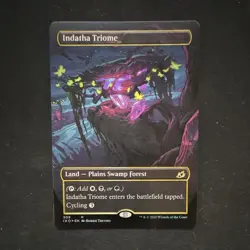 MTG Indatha Triome IKO Showcase Foil Borderless EN (NM) - Image 1
