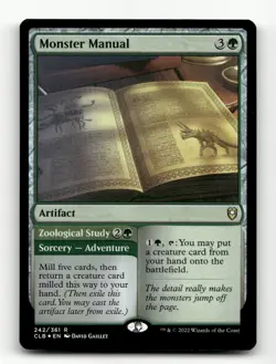 Monster Manual FOIL Commander Legends: Battle for Baldur's Gate #242 - Image 1