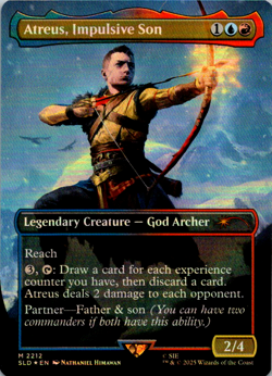 Atreus, Impulsive Son #2212 || MTG - Secret Lair Drop Series || 2025 - Image 1