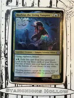 MTG Morbius the Living Vampire - Marvel's Spider-Man (SPM) U 0137 NM *Foil* - Image 1