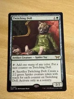 Twitching Doll - Duskmourn: House of Horror Regular Rare MTG - NM - Image 1