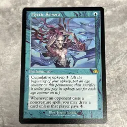 Mystic Remora (Retro Frame) R Dominaria Remastered # 288 MTG - Image 1