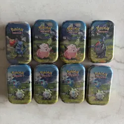 Pokemon TCG Lot of 8 Mini Tins Ascended Heroes sealed. - Image 1
