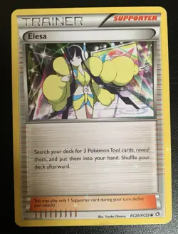 Elesa RC20/RC25 Holo Radiant Collection Pokemon Card MP Legendary Treasures - Image 1