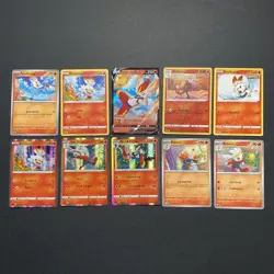 Pokemon TCG - Scorbunny Raboot Cinderace Theme Lot - Image 1