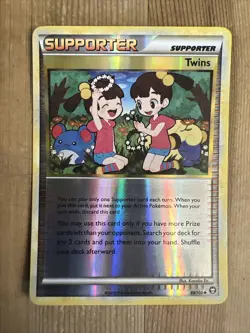 Twins - 89/102 - Uncommon Reverse Holo LP, English Pokemon Triumphant - Image 1