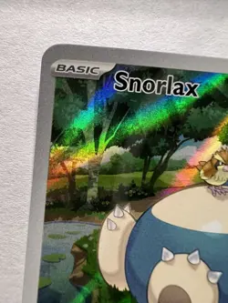 Pokemon 151 Snorlax 051 Black Star ETB Promo Full Art Holo See description. (#7) - Image 2