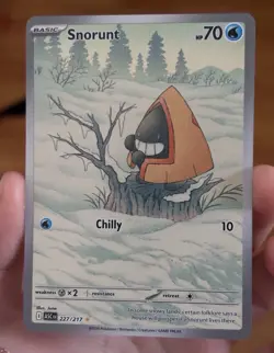 Pokemon Snorunt Illustration Rare 227/217 Ascended Hero’s ENG 2026 - Image 1
