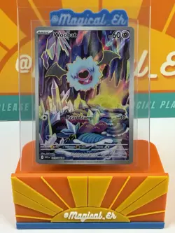 Woobat #119 IR Pokemon TCG 2025 SV White Flare Illustration Rare Near Mint NM - Image 1