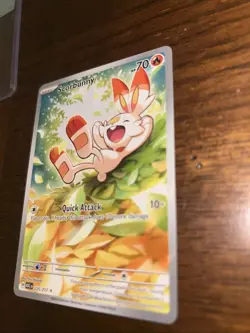 Pokemon TCG Scorbunny 225/217 Ascended Heroes Full Art Holo NM - Image 4