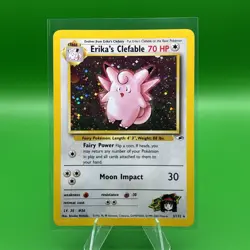 Erika's Clefable 003/132 Gym Heroes Holo Pokemon TCG - Image 1