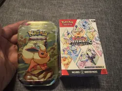 Pokemon TCG Prismatic Evolutions Booster Bundle And 1 Mini Tin- Factory Sealed - Image 1