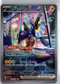 Miraidon ex 244/198 Scarlet & Violet Pokemon TCG Holo NM - Image 1