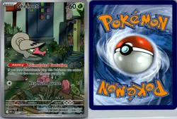 Shelmet 093/086 White Flare Pokemon TCG Holo Illustration Rare NM - Image 3