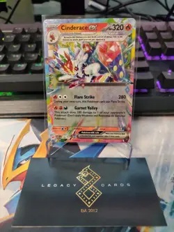 Cinderace ex 038/217 - Mega: Ascended Heroes Double Rare - Pokemon TCG (NM) - Image 1