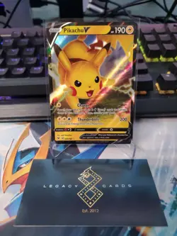 Pikachu V 043/185 - SWSH: Vivid Voltage Ultra Rare - Pokemon TCG (NM) - Image 1